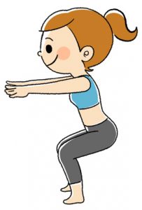 更年期スクワット